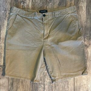 PacSun Tan Flat Front Shorts Classic Style